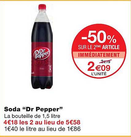 soda "dr pepper"