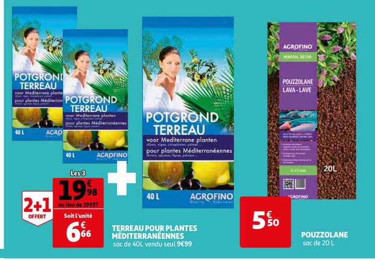 terreau pour plantes méditerranéennes, pouzzolane