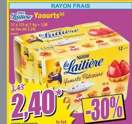 Yaourts La Laitière Nestlé