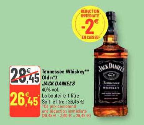 Tennessee Whiskey Old N°7 Jack Daniel's