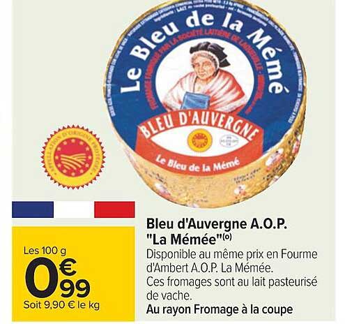 bleu d'auvergne a.o.p. "la mémée"