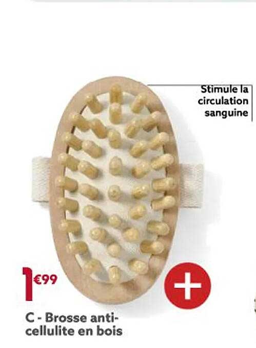 brosse anti-cellulite en bois