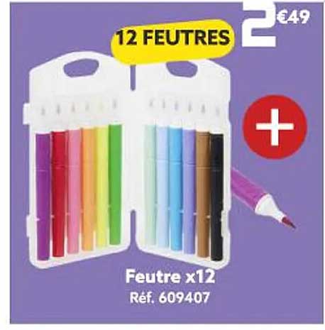 Feutre X 12