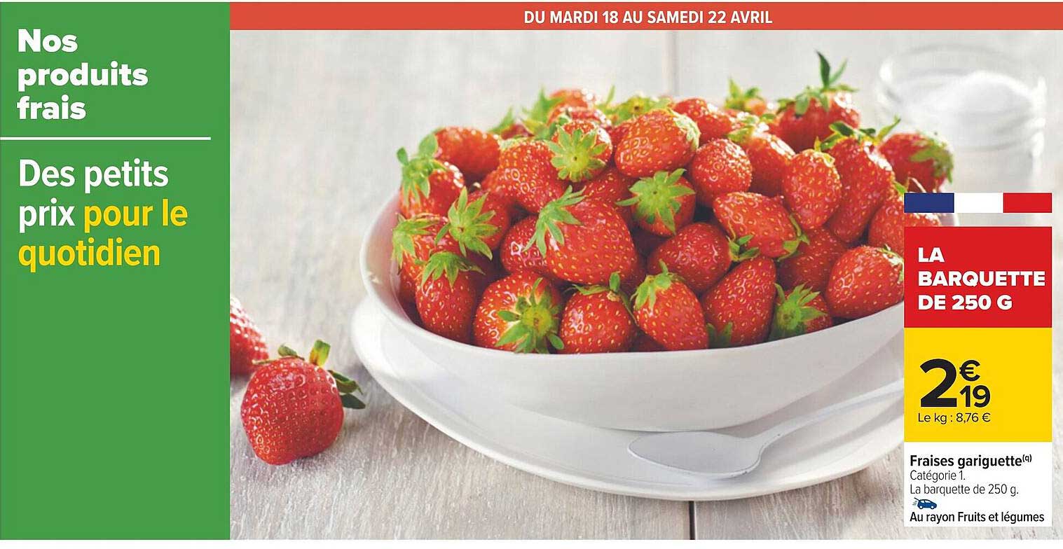fraises gariguette