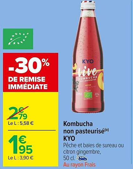 Kombucha Non Pasteurisé Kyo