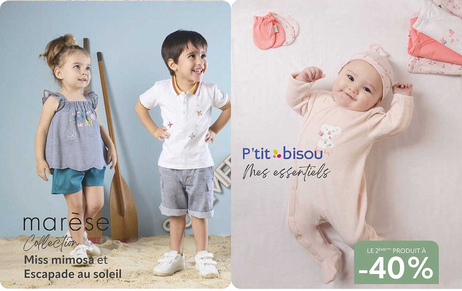miss mimosa et escapade au soleil marèse collection, p'tit bisou mes essentiels