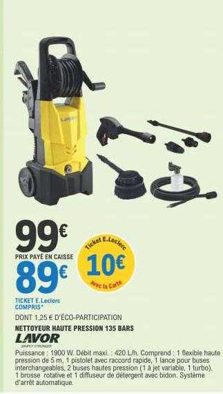 nettoyeur haute pression 135 bars lavor