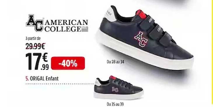 origal enfant american collège