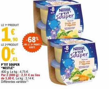p'tit souper "nestlé"