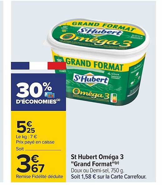st hubert oméga 3 "grand format"