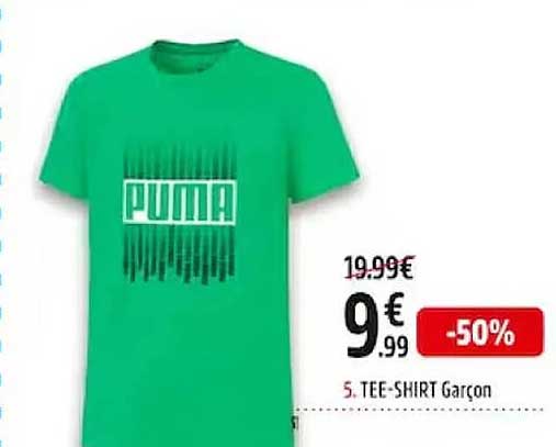 tee-shirt garçon puma