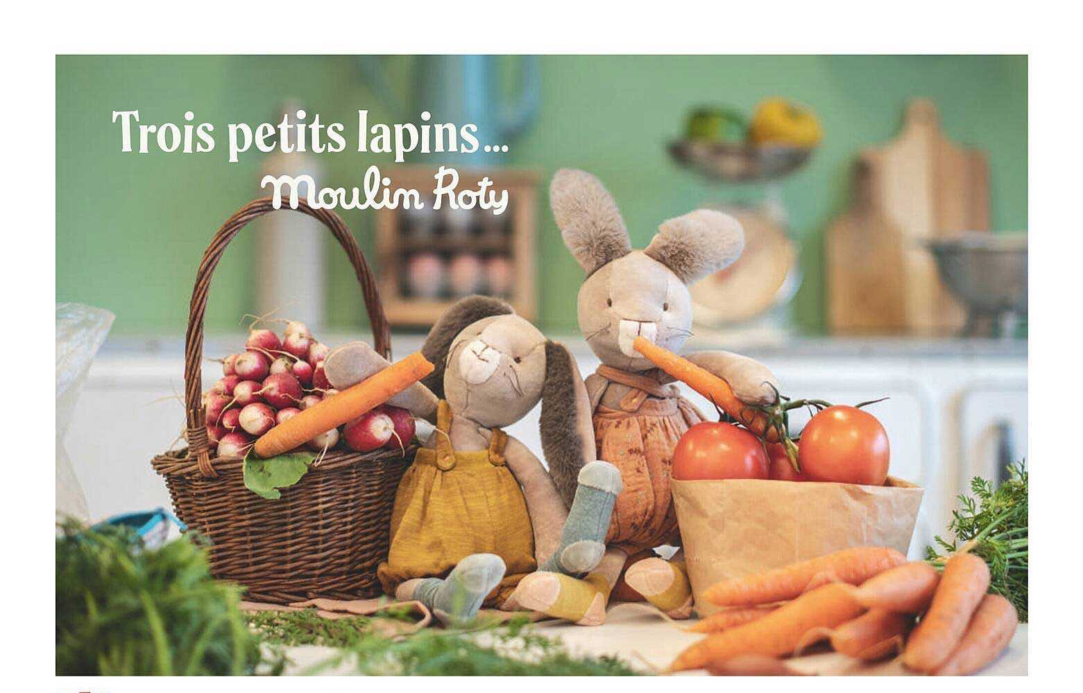 trois petits lapins moulin roty