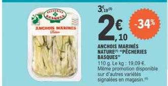 anchois marinés nature "pêcheries basques"