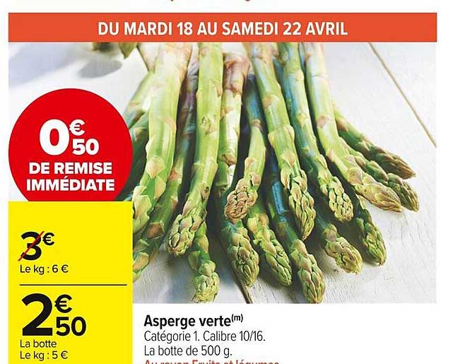 asperge verte