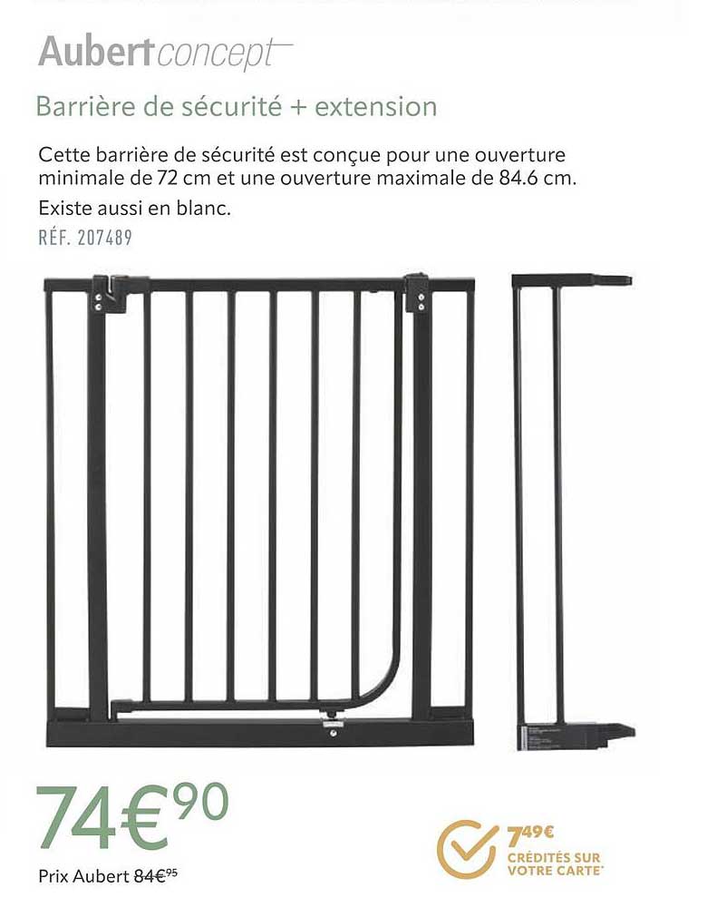 barrière de sécurité + extension aubert concept