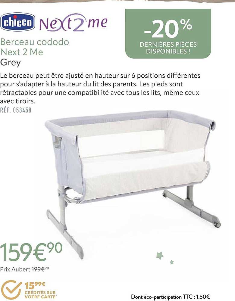 berceau cododo next 2 me chicco