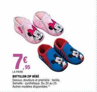 bottillon zip bébé