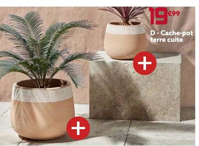 cache-pot terre cuite