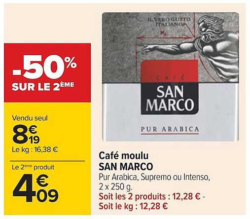 café moulu san marco