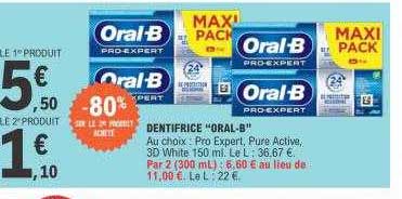 dentifrice "oral-b"