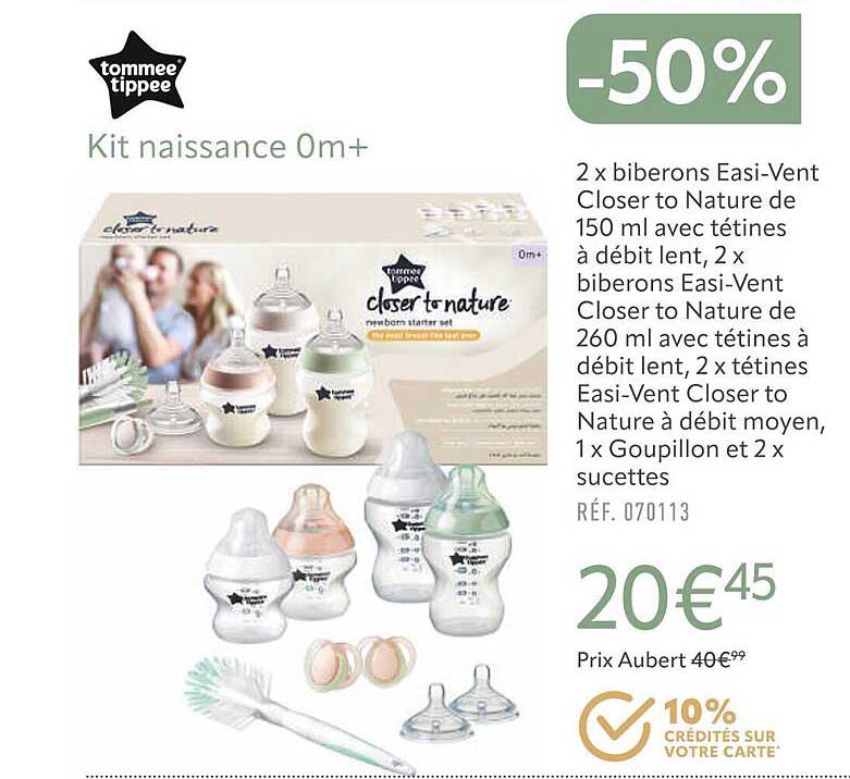 kit naissance 0m+ tommee tippee