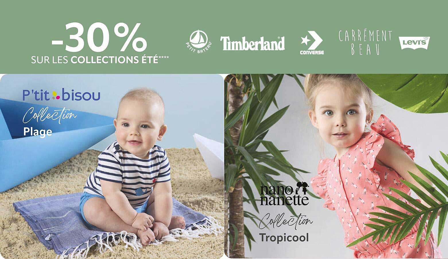 les collections été timberland, converse, carrément beau, levi's