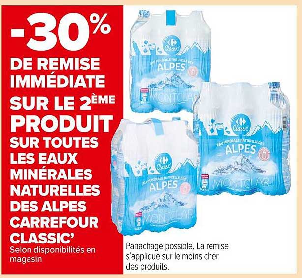 les eaux minérales naturelles des alpes carrefour classic'