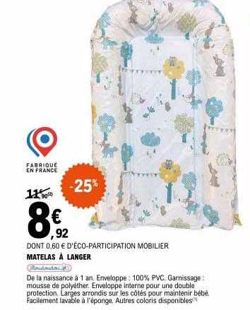 Matelas à Langer