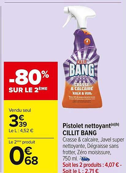 pistolet nettoyant cillit bang