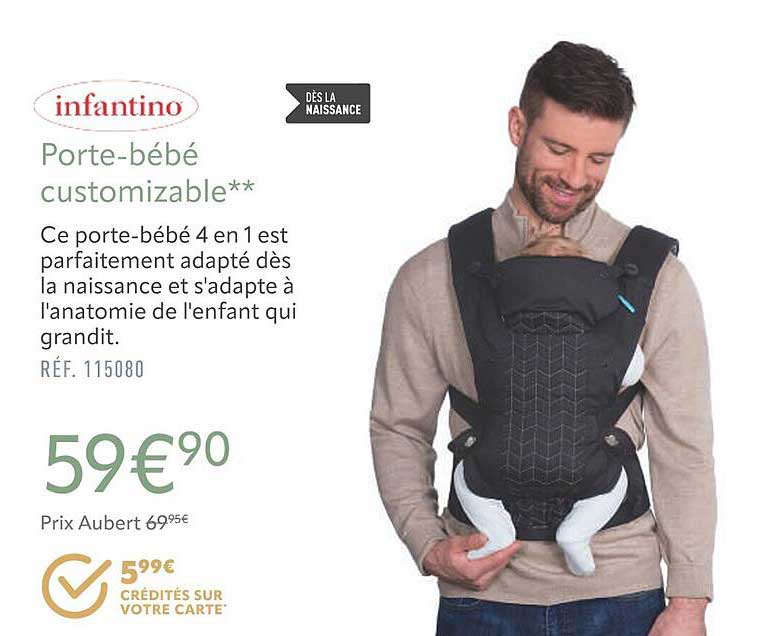 porte-bébé customizable infantino