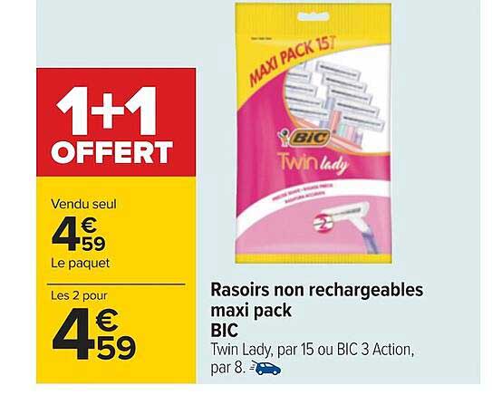 Rasoirs Non Rechargeables Maxi Pack Bic