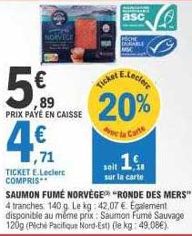 saumon fumé norvège "ronde des mers"