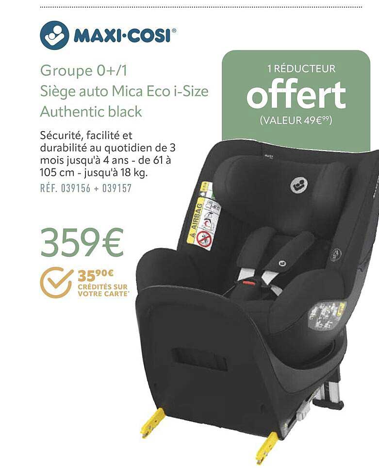 siège auto mica eco i-size authentic black maxi-cosi