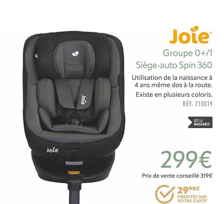 siège-auto spin 360 joie