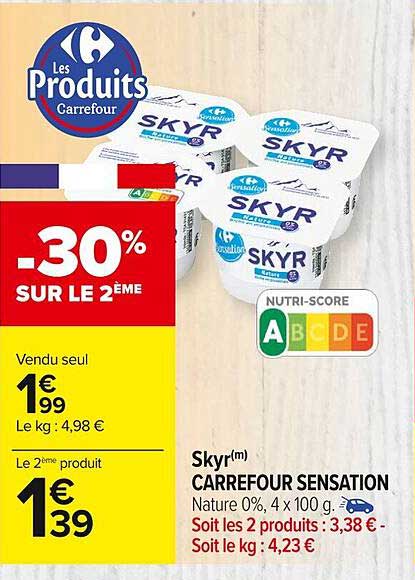 Skyr Carrefour Sensation