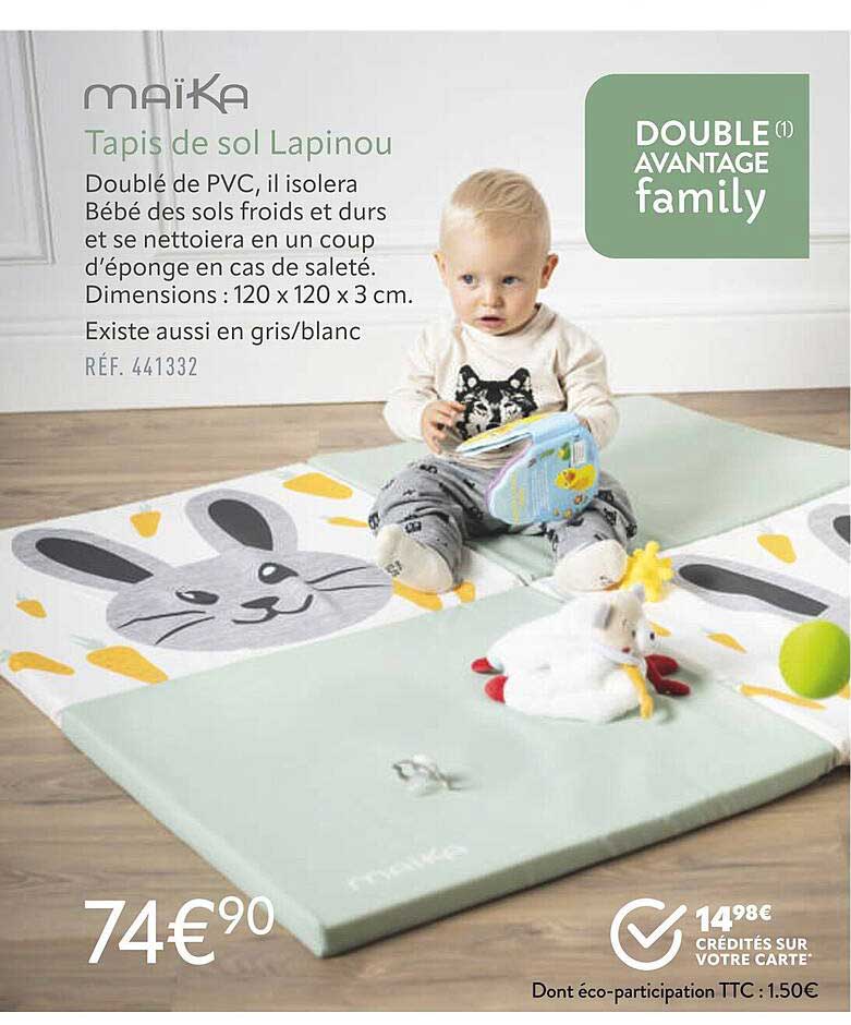Tapis De Sol Lapinou Maïka