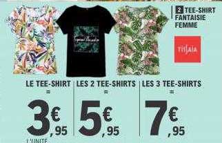 tee-shirt fantaisie femme tissaia