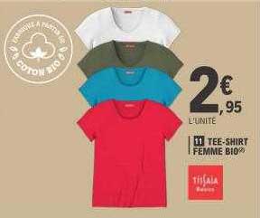 tee-shirt femme bio tissaia