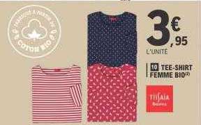 tee-shirt femme bio tissaia