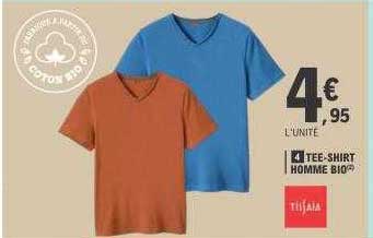 tee-shirt homme bio tissaia