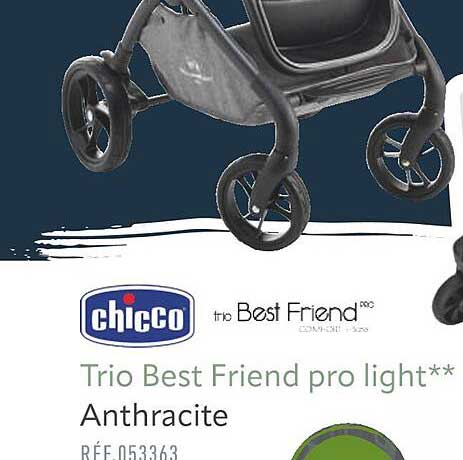 trio best friend pro light anthracite chicco