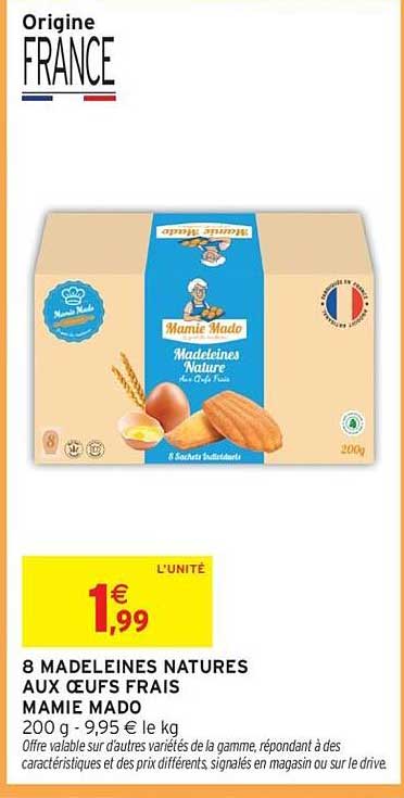 Mamie Mado Madeleines Nature