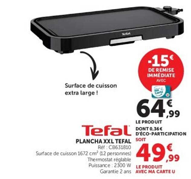 Tefal PLANCHA XXL TEFAL