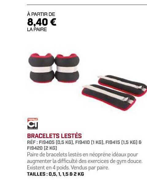 Bracelets Lestés