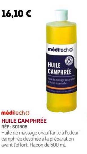 huile camphrée méditech