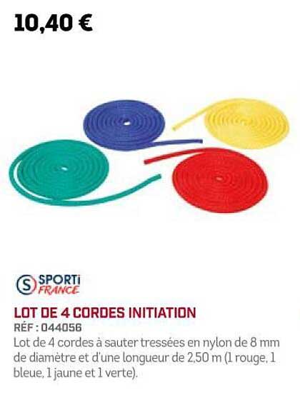 Lot De 4 Cordes Initiation Sporti France
