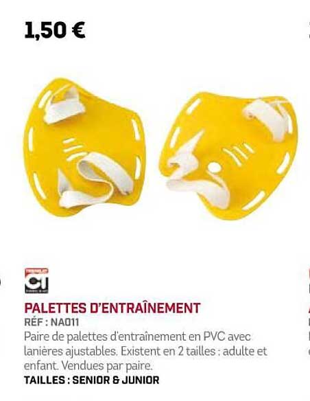 palettes d'entraînement