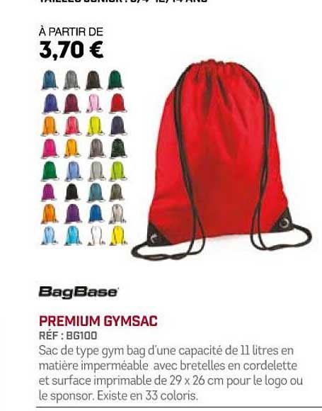 Premium Gymsac Bagbase
