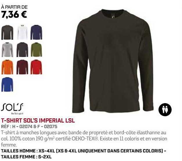 t-shirt sol's imperial lsl