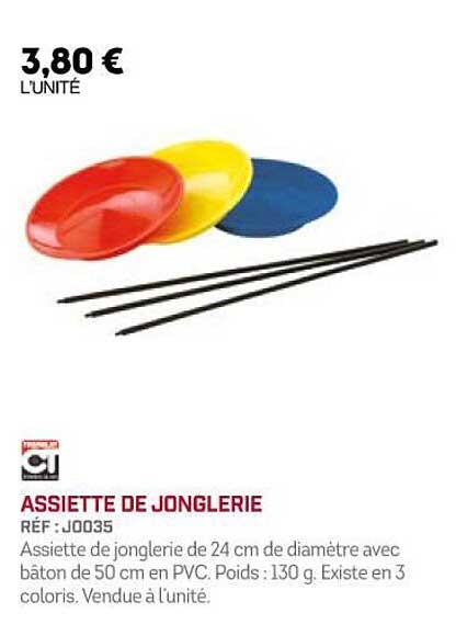 assiette de jonglerie
